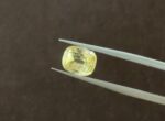 natural yellow sapphire 4 carats