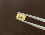 3ct unheated yellow sapphire