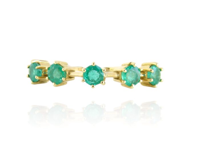 EMERALD RING IN 18K GOLD