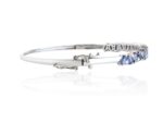 18K NATURAL SAPPHIRE BANGLE