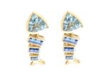 Blue Sapphire Earring 18k
